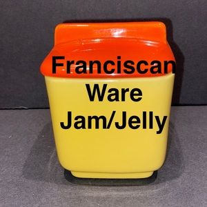 Franciscan Ware Jam/Butter Jar